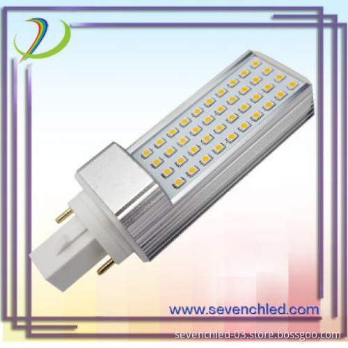 led pl g24 lamp Epistar smd2835 8w 760lm ce rohs 3 years warranty